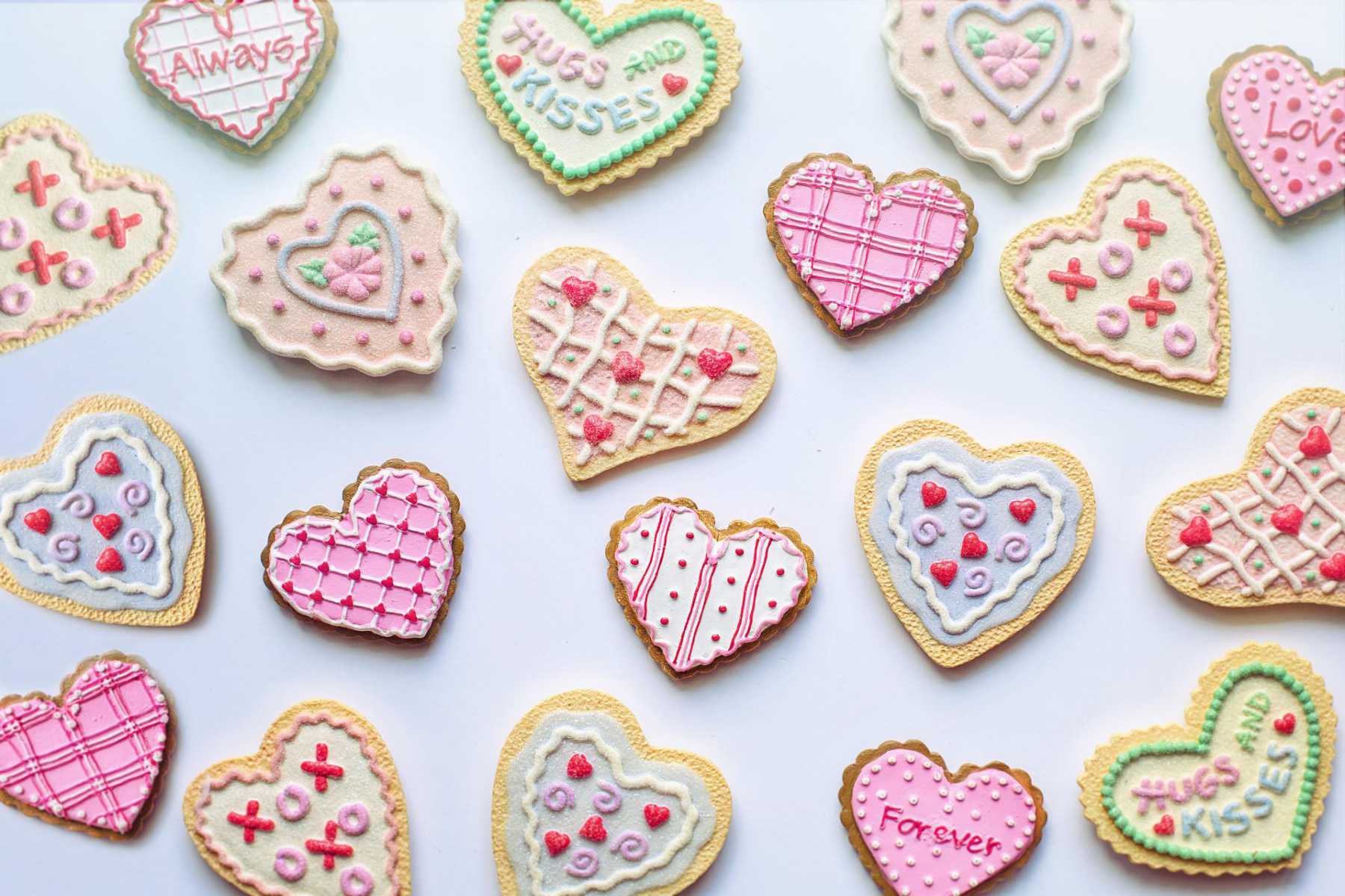 Süßigkeiten Kekse Herzen